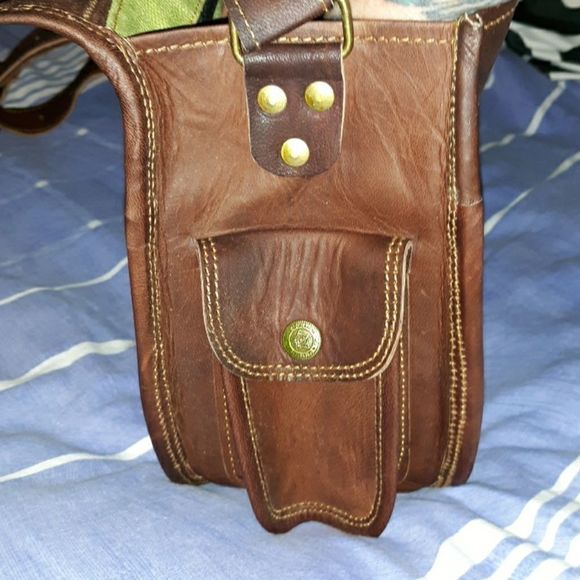 NEW Handmade World Natural Brown Leather Satchel - Picture 7 of 12